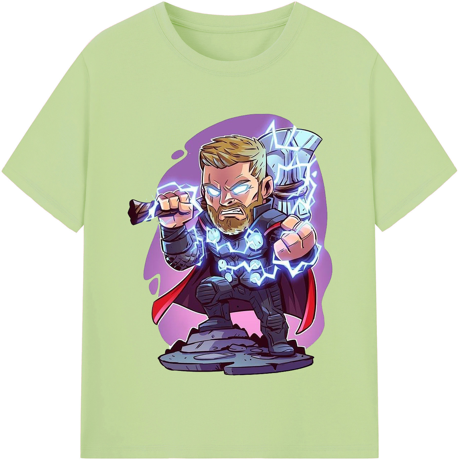 （画像用） アベンジャーズ The Avengers 綿100％半袖Tシャツ（フロントプリント）
